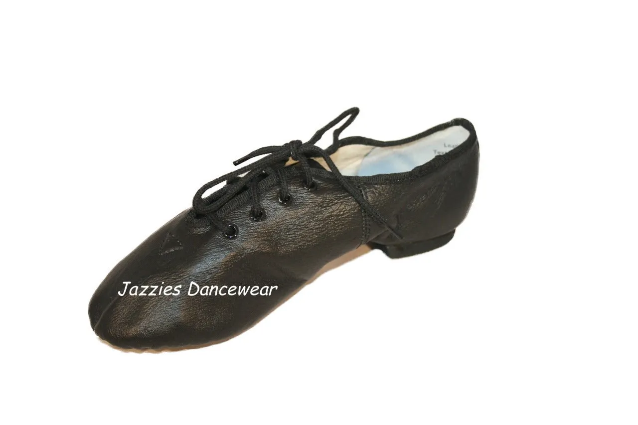 Child Split Sole Lace Up Jazz Shoes