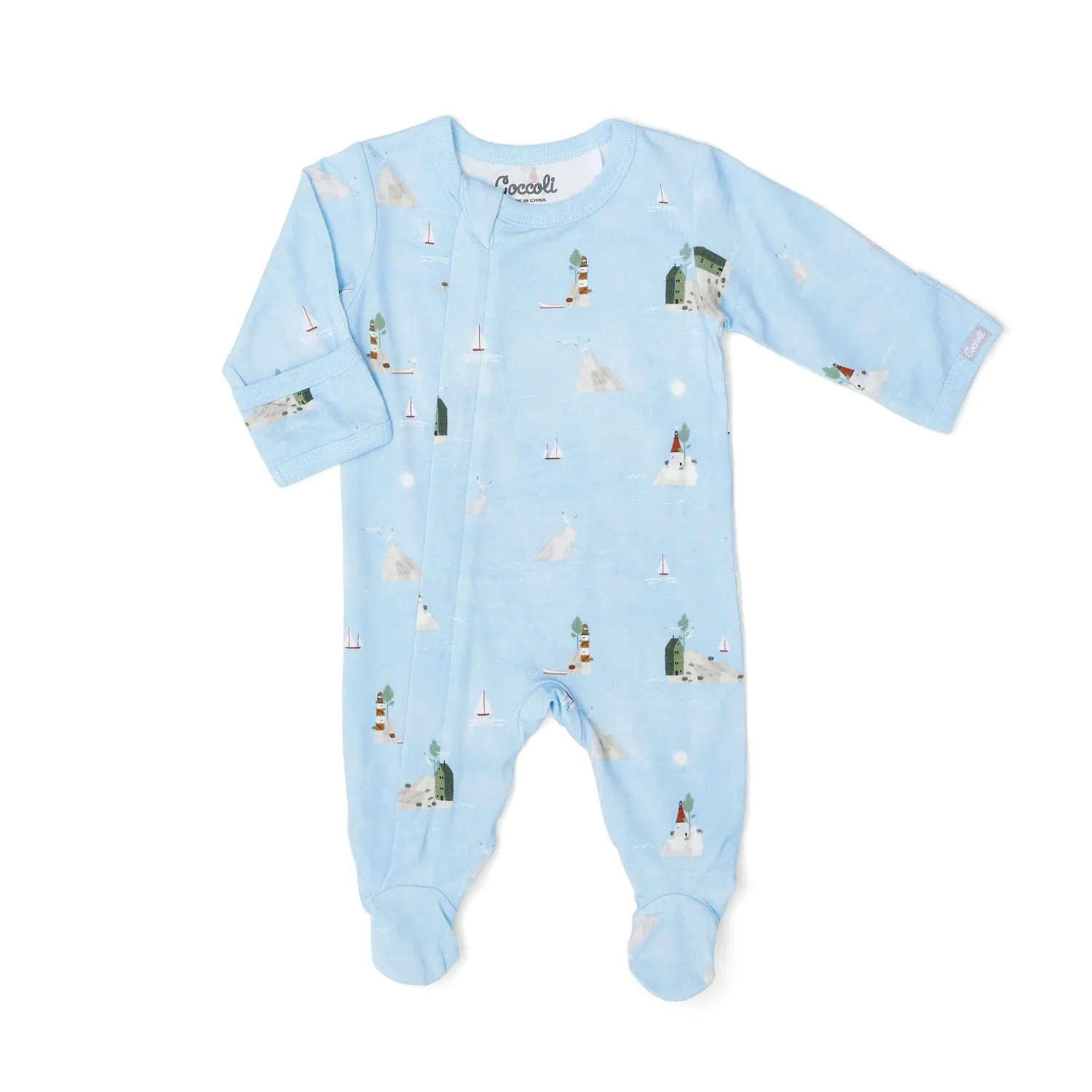 Coccoli Modal Footie - Sea