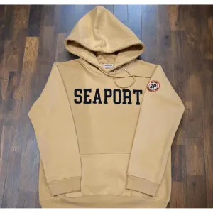 Cream Heavyweight Pullover Hoodie – Soft, Warm, Durable Cotton Sweatshirt
