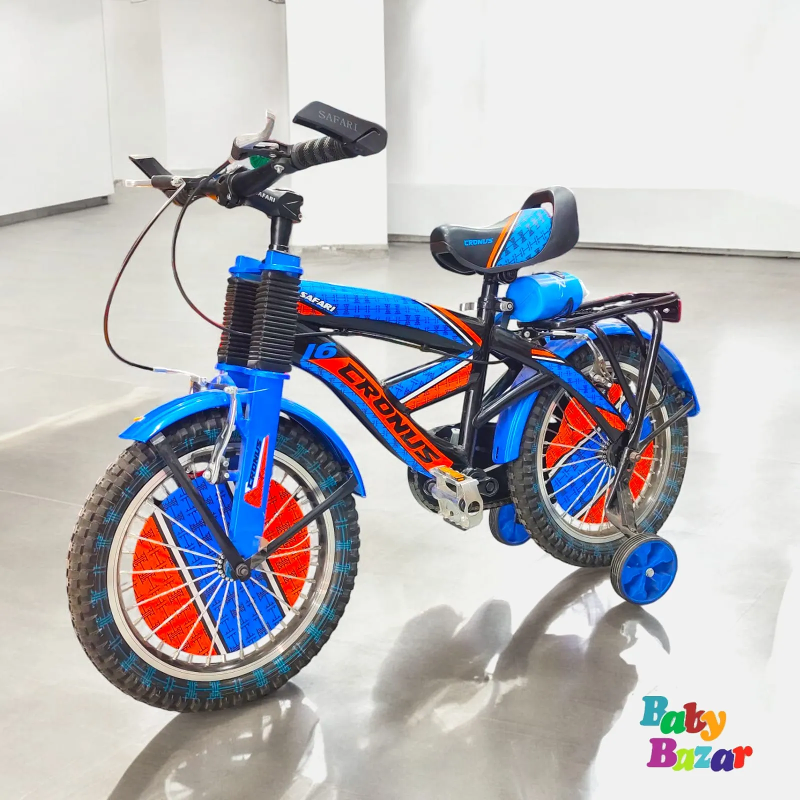 Cronus 16-Inch Kids Bicycle – Sporty Design with Training Wheels & Bottle Holder