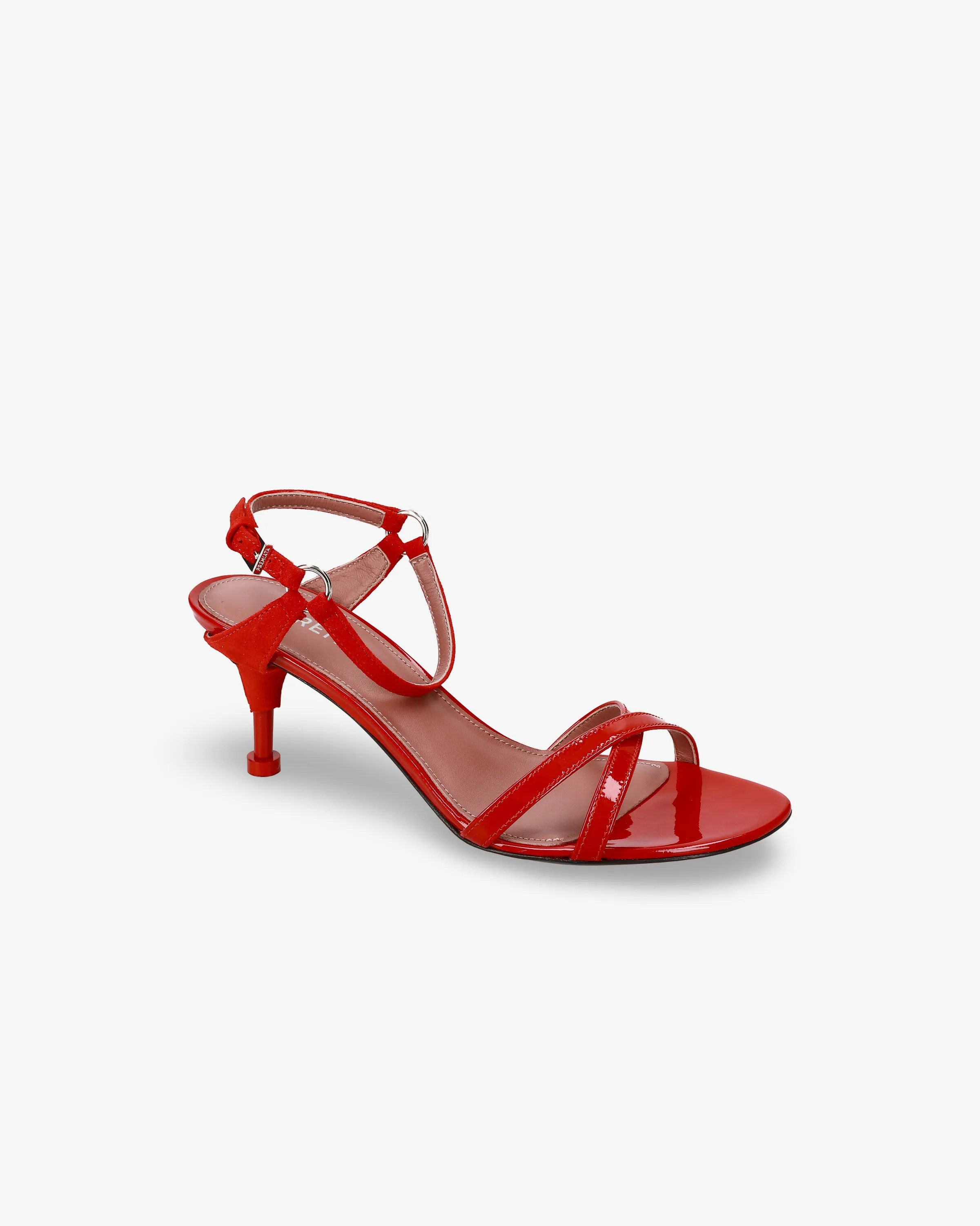 Crossed Sandal with Suede Details