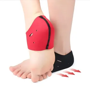 Cushioned Heel Socks for Dry Cracked Heels - Plantar Fasciitis Relief & Daily Comfort Support