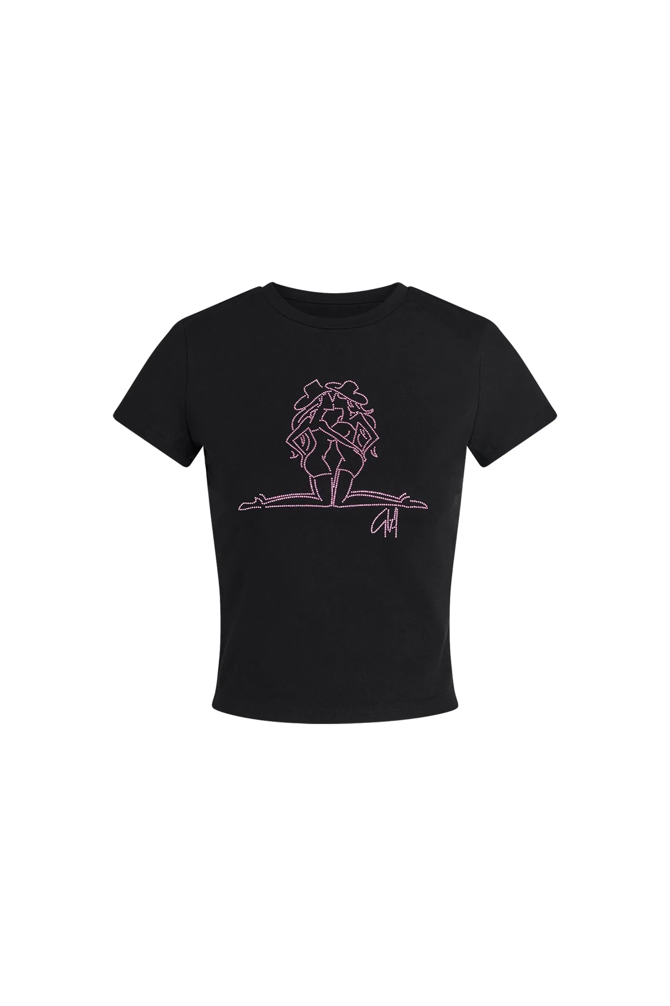 DESTINY TEE - BLACK : DIAMANTE