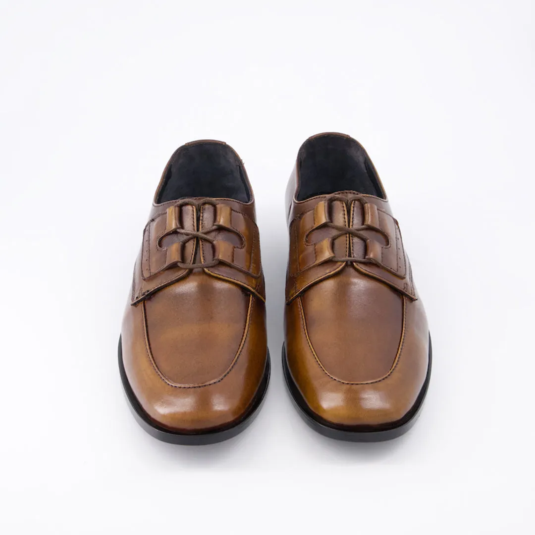 Double Lace Up-Brown