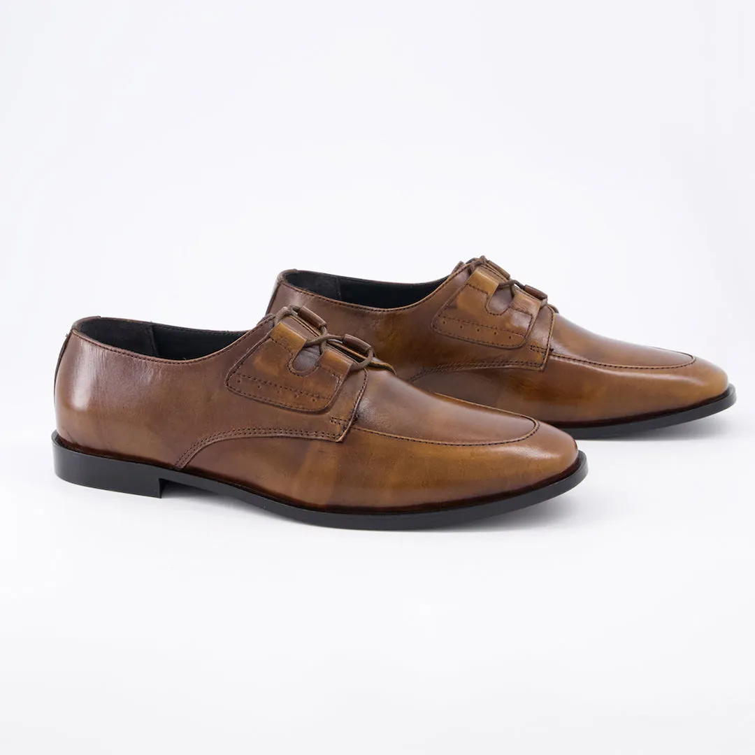 Double Lace Up-Brown
