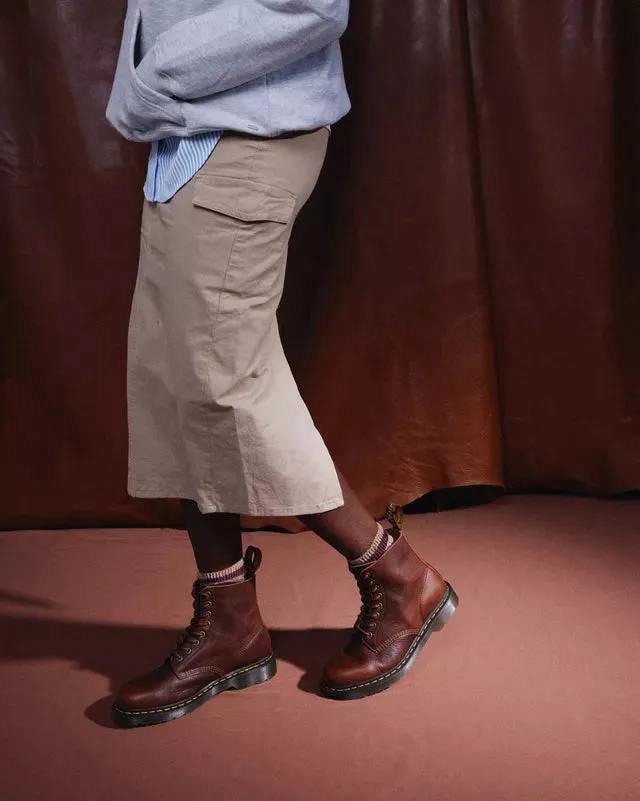 Dr Martens 1460 Ambassador Soft Leather Boots Cashew