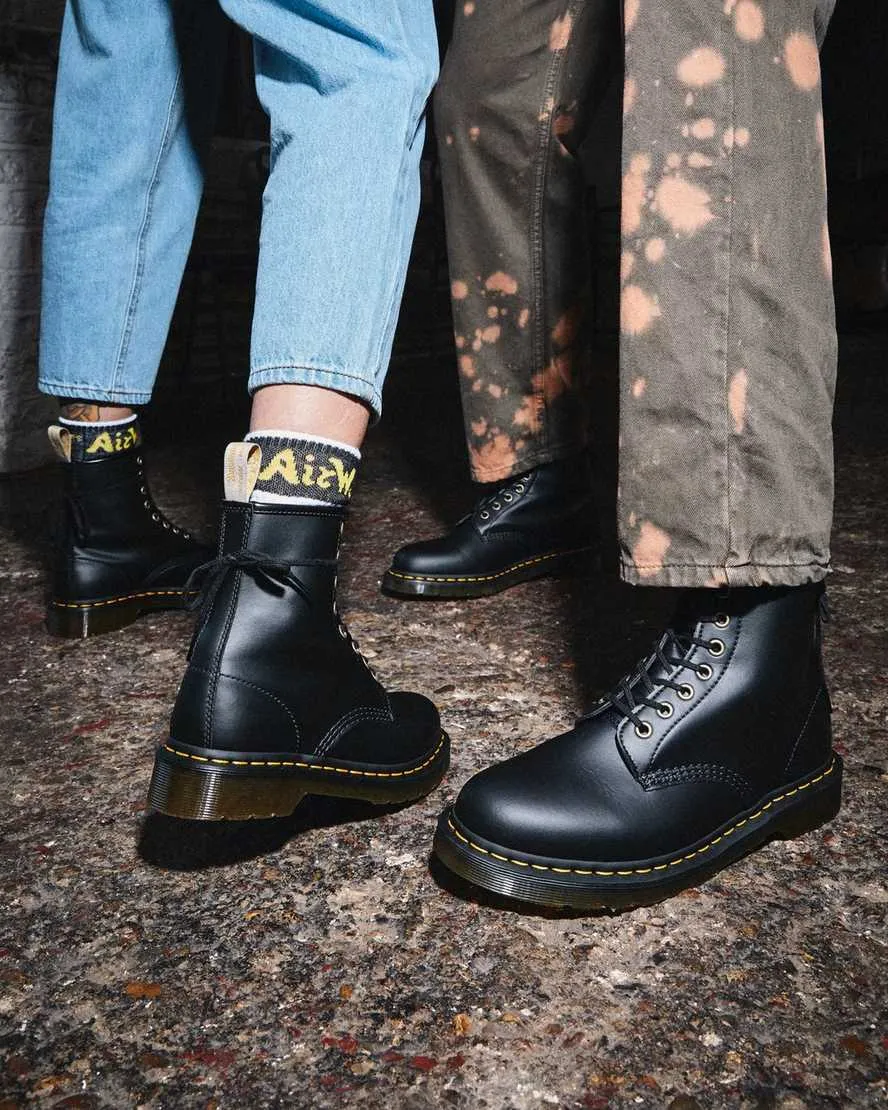 Dr. Martens 1460 Vegan Felix Rub Off Black Boots