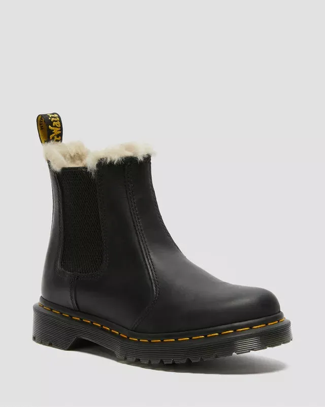 Dr Martens 2976 Leonore Faux Fur Lined Boots Black