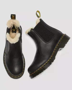 Dr Martens 2976 Leonore Faux Fur Lined Boots Black
