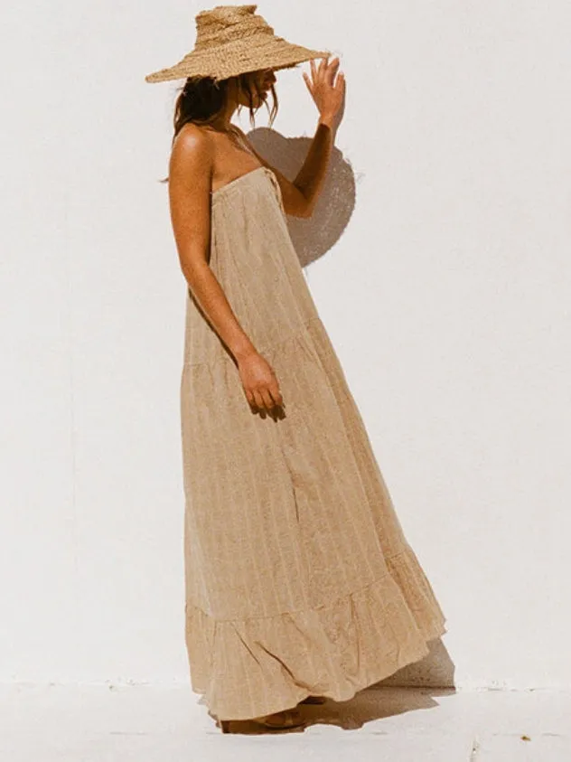 Drawstring Draped Stylish Holiday Style Dress