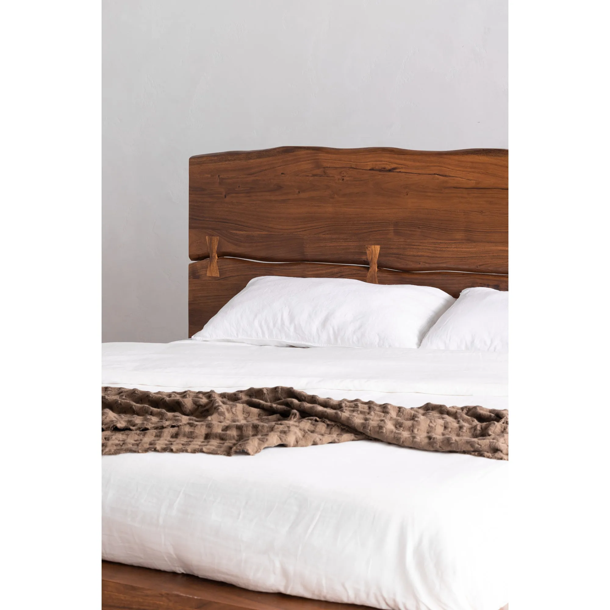 Eco-Chic Acacia Wood Platform Bed