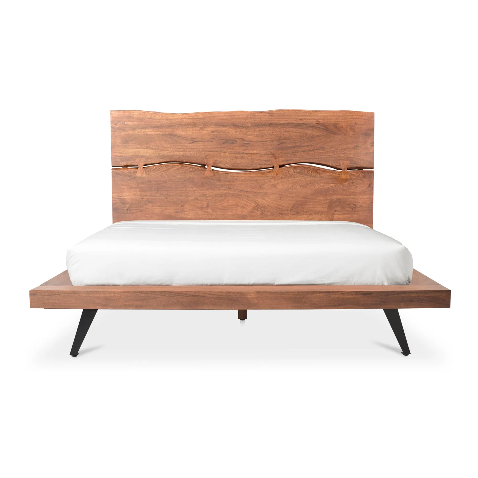 Eco-Chic Acacia Wood Platform Bed