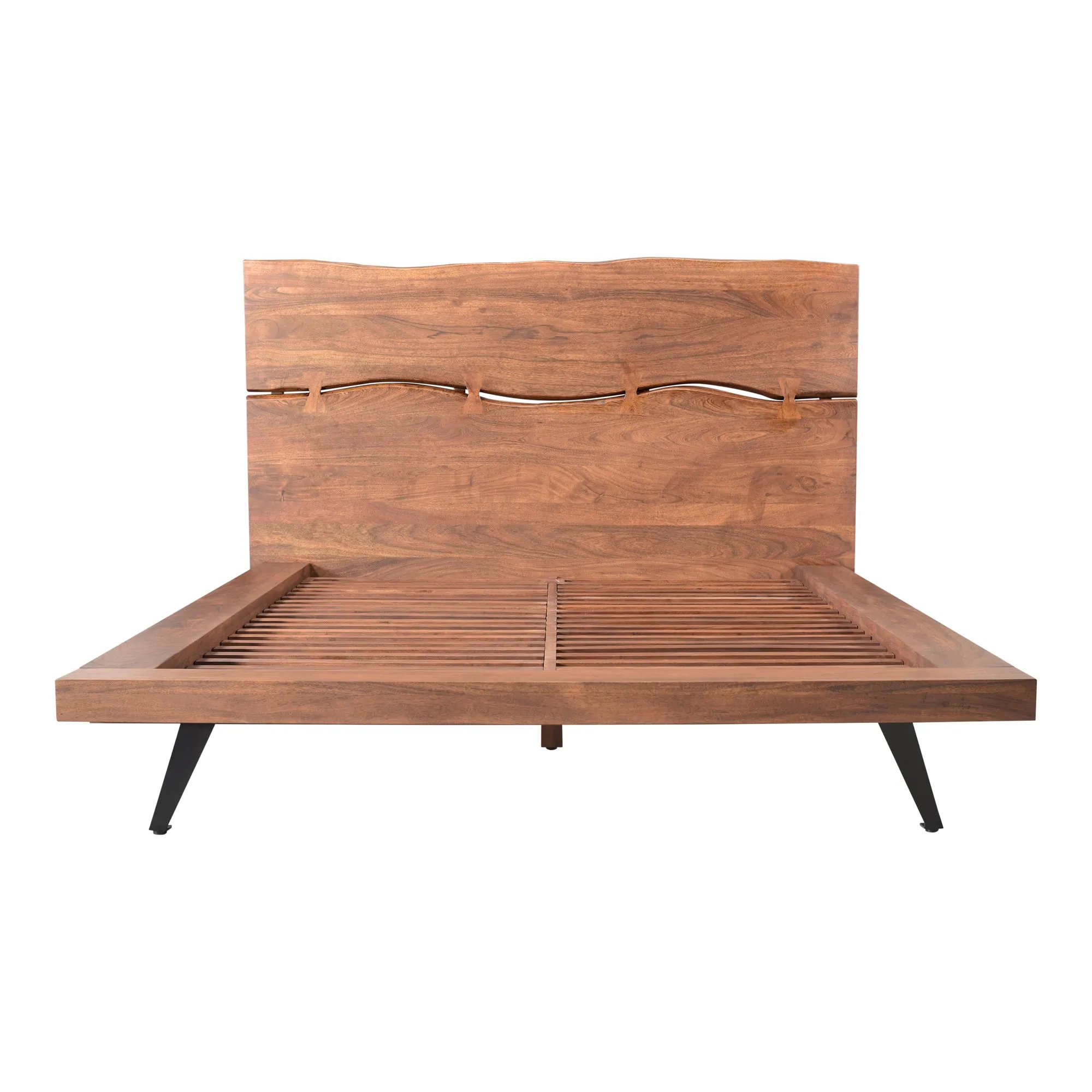 Eco-Chic Acacia Wood Platform Bed