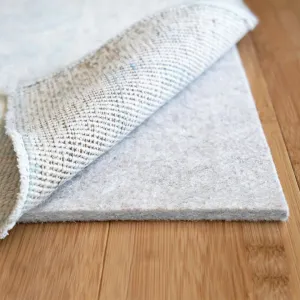 Eco-Plush 100% Felt Premium Cushioned Rug Pad (1/4") RugPadUSA Rug Pad Size: Rectangle 10' x 14'
