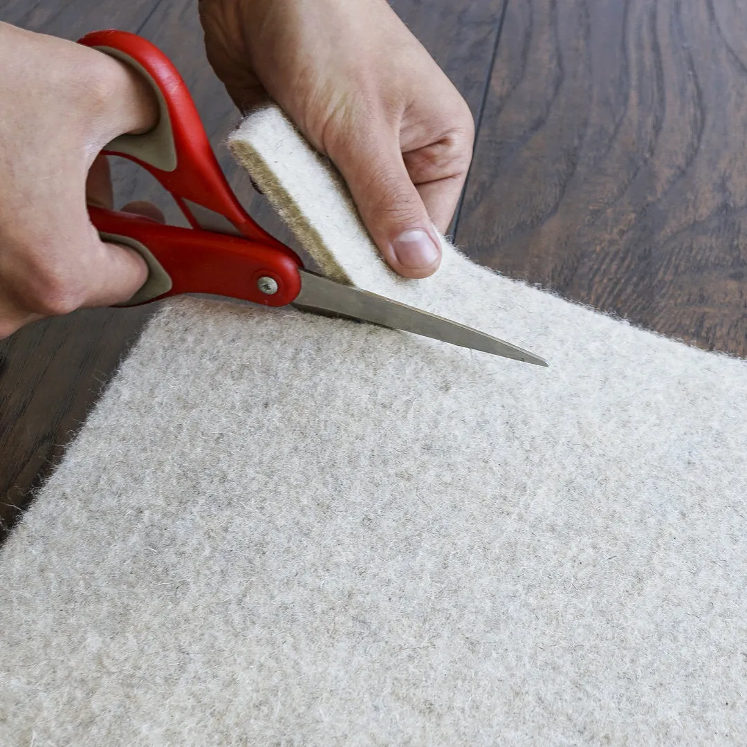 Eco-Plush 100% Felt Premium Cushioned Rug Pad (1/4") RugPadUSA Rug Pad Size: Rectangle 10' x 14'