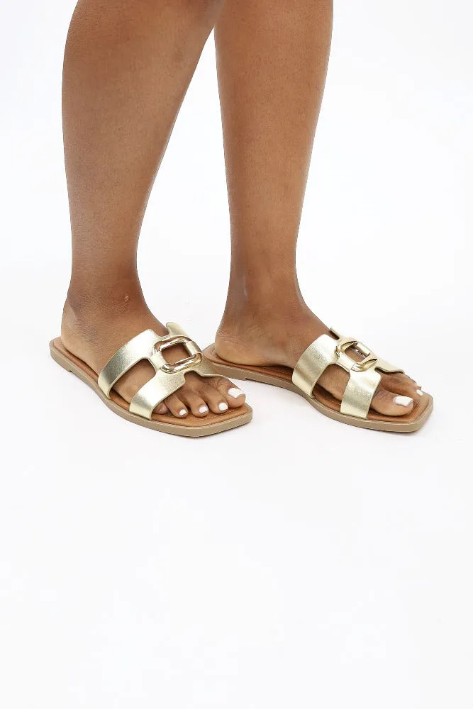 Effortless Sandals -Gold