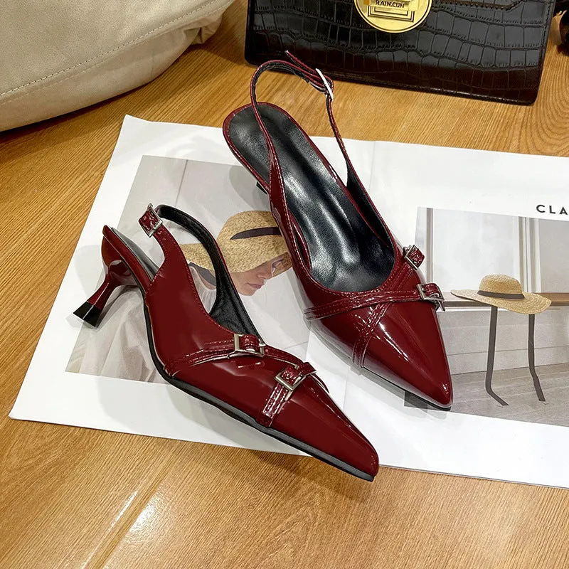 Elegant Shoes With Buckle