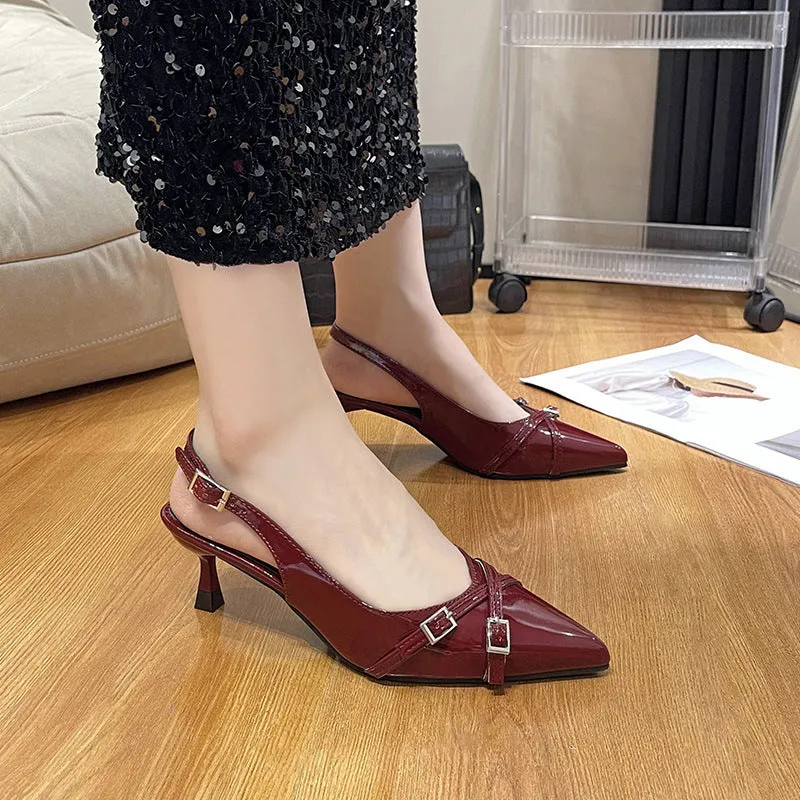 Elegant Shoes With Buckle