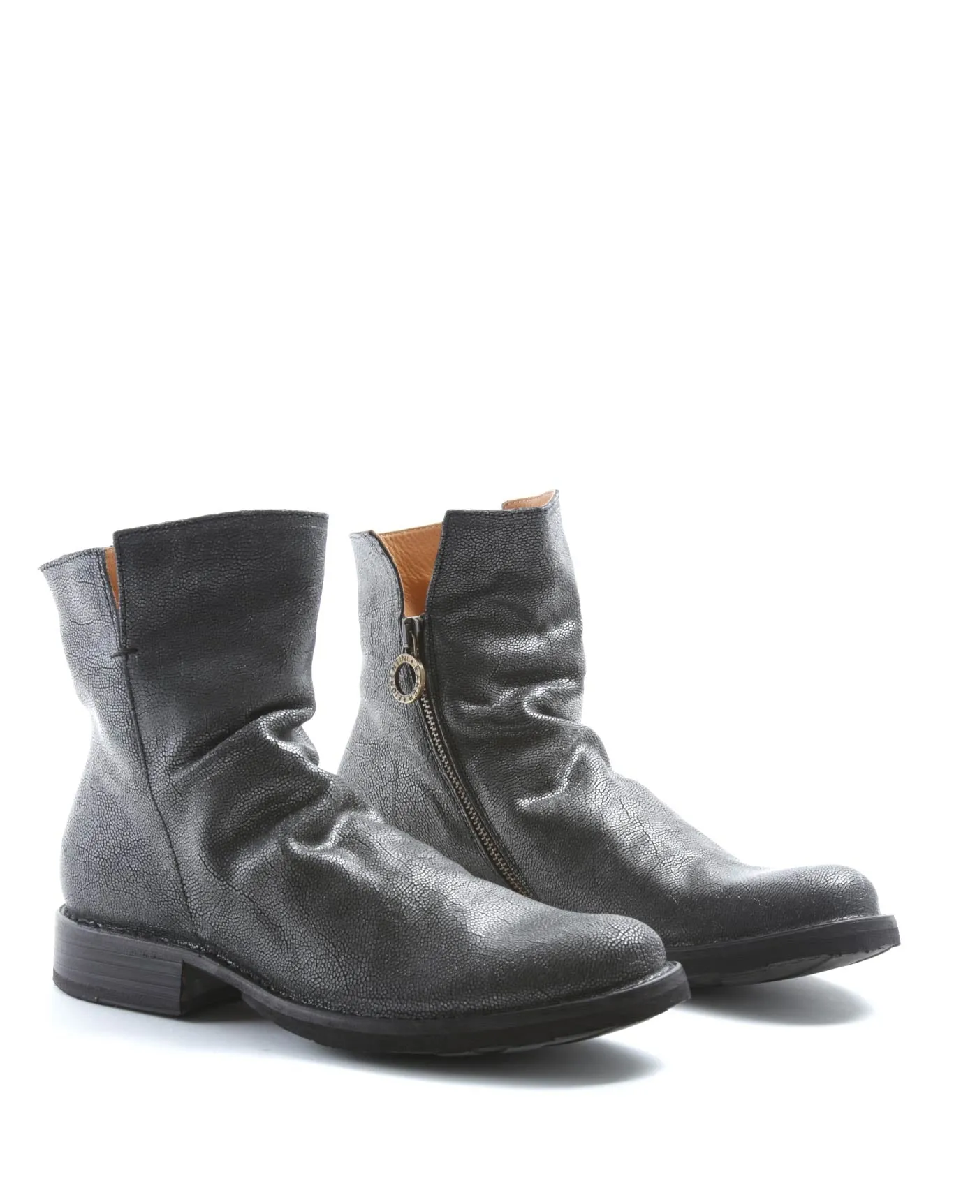 ELF Silver Leather Boots