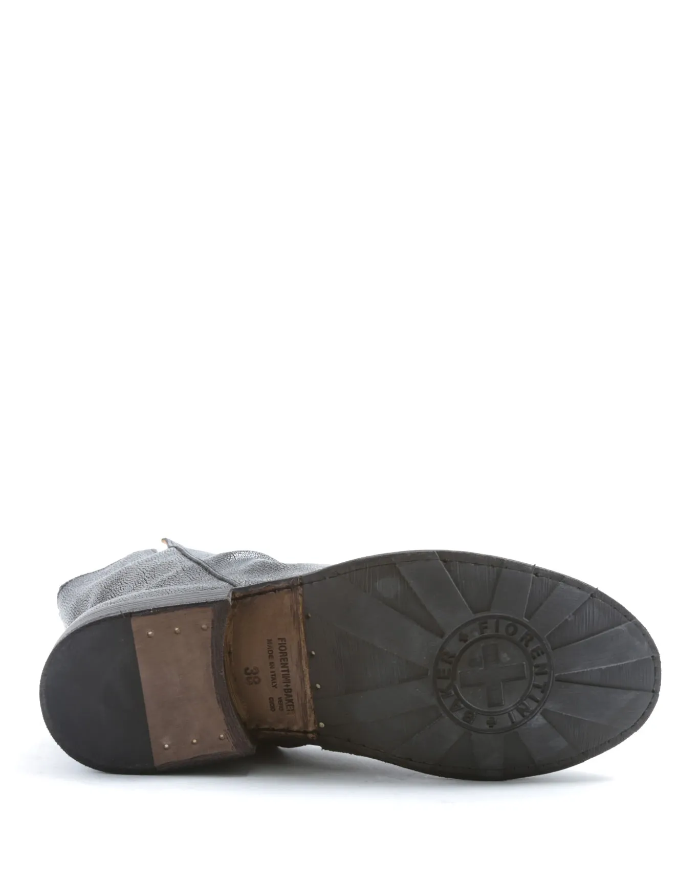 ELF Silver Leather Boots