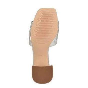 ELORA Women's Block Heel Logo Dress Sandals