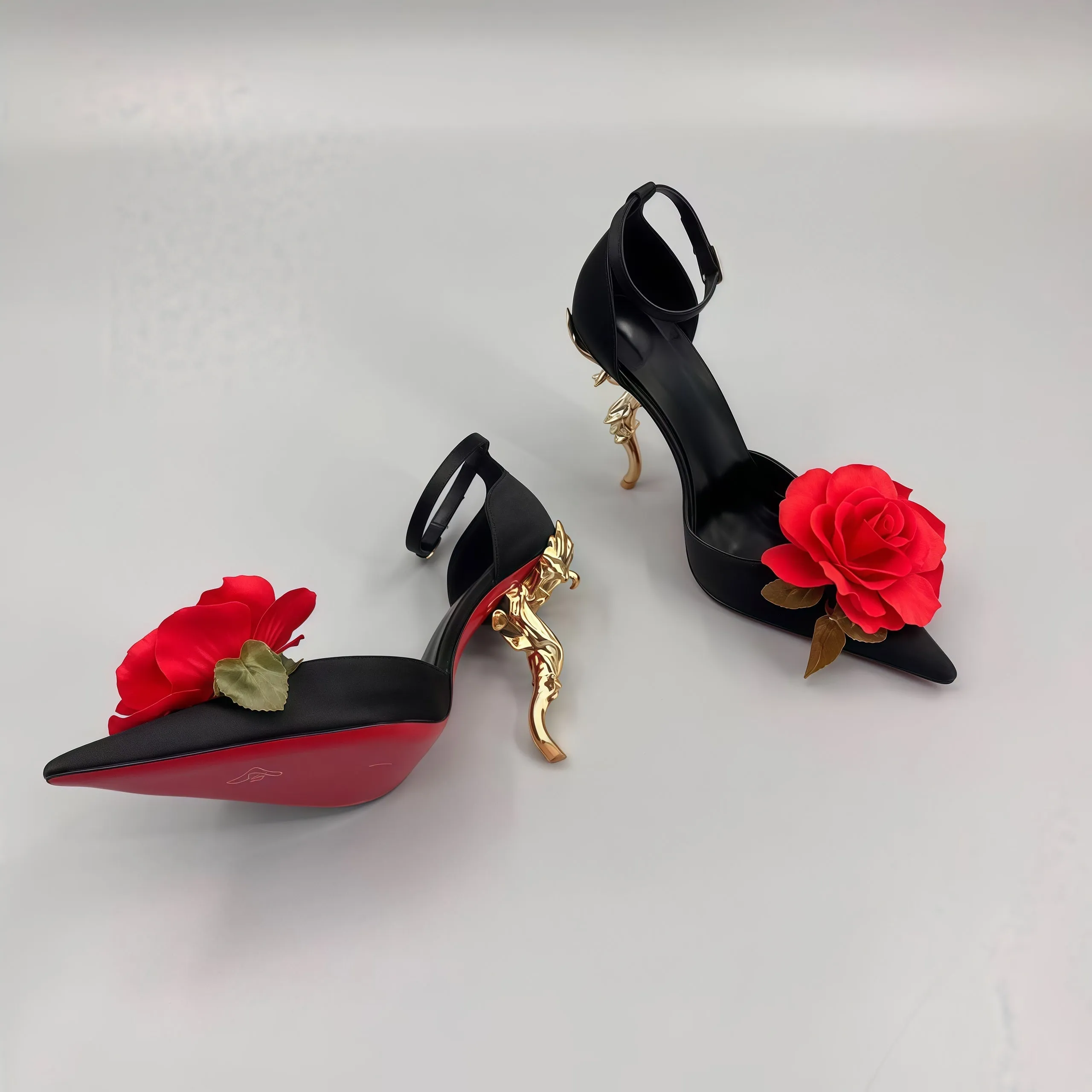 Enchanted Rose High Heel Shoes