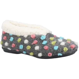 Fleet & Foster Snowberry Polka Dot Ladies Slippers