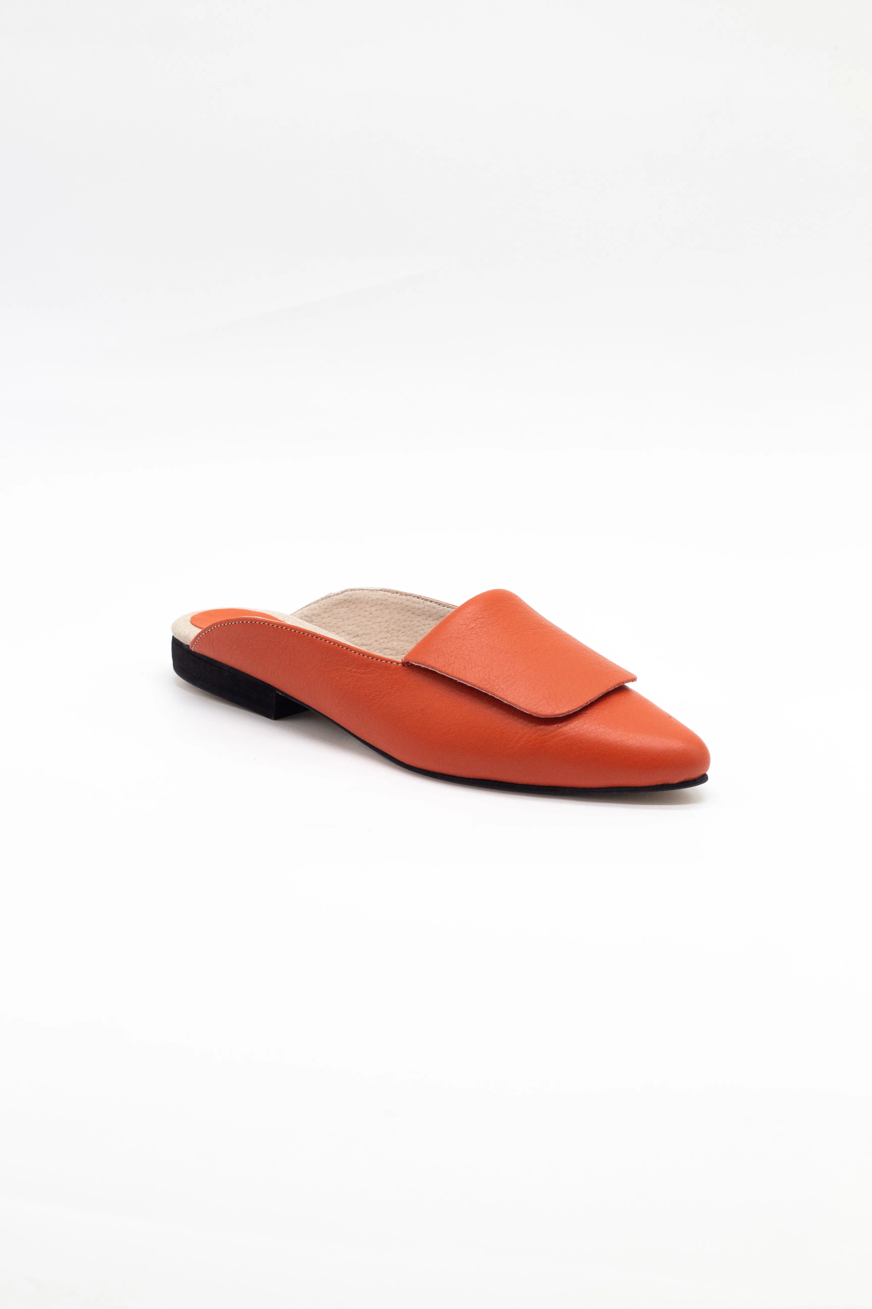 Fold Over Mule | Coral