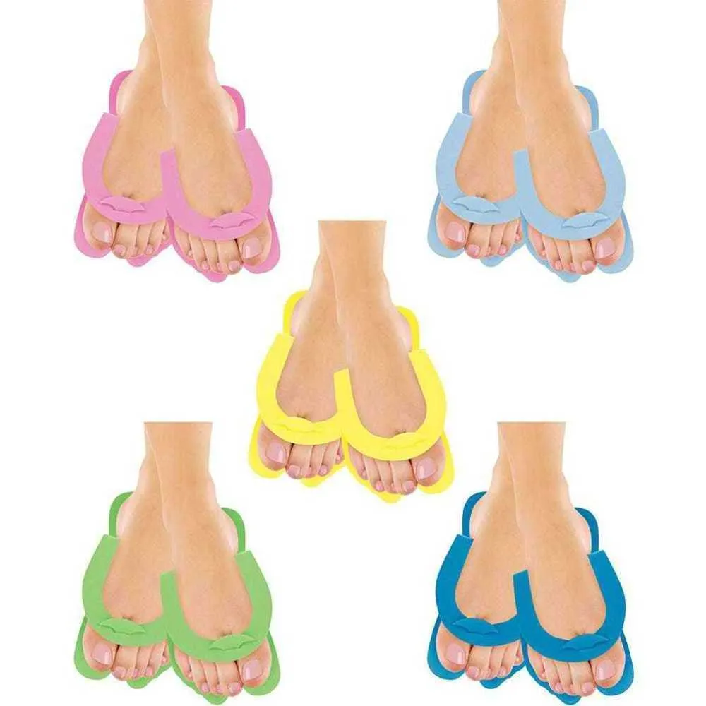 Fold Up Pedi Slippers - Assorted Colors / 360 Pairs