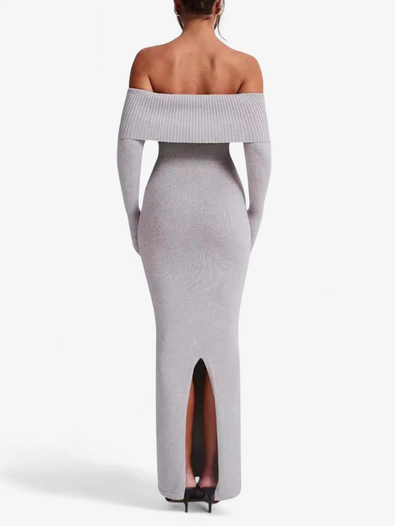 Foxes | Women's Long Off Shoulder Slim Maxi Dress