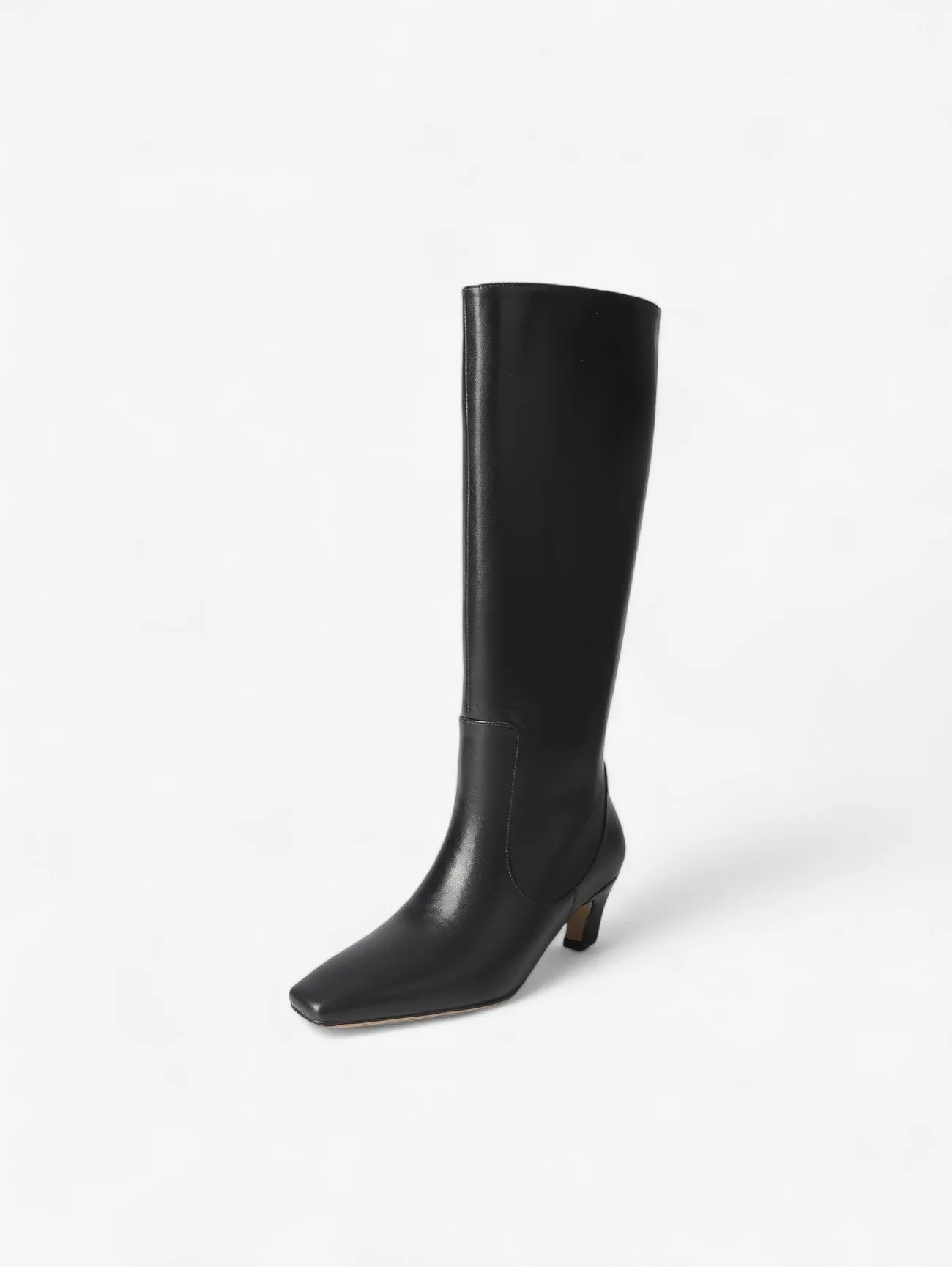 Foxes | Women's Tall Elegant Knee High Boots with Low Heel