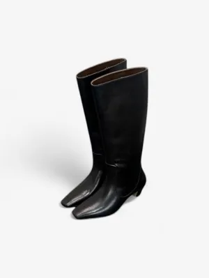Foxes | Women's Tall Elegant Knee High Boots with Low Heel