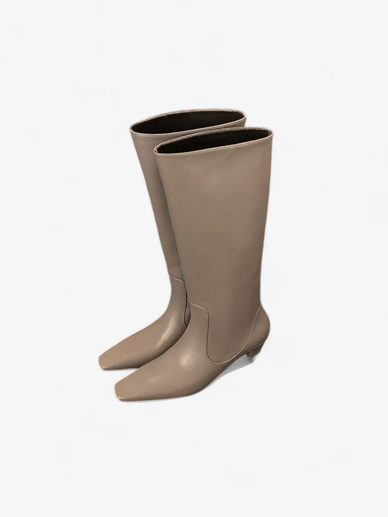 Foxes | Women's Tall Elegant Knee High Boots with Low Heel