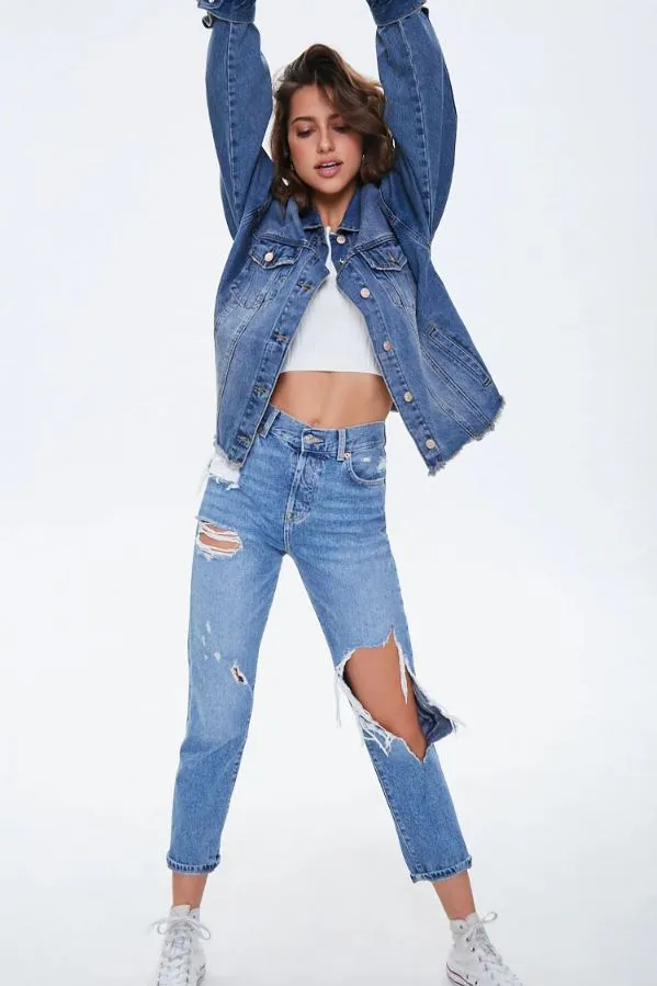 Frayed Women Jacket