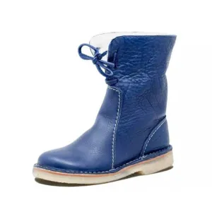 Fredsie | Women Casual Ankle High Flat Boots | Vintage