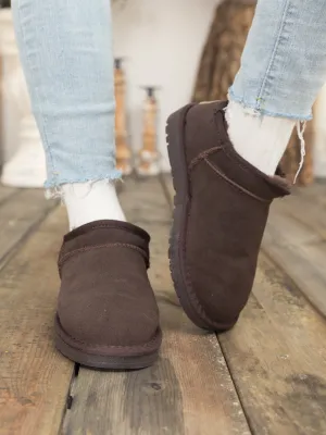 Fur-Lined Suede Tasman Slipper Ankle Boots