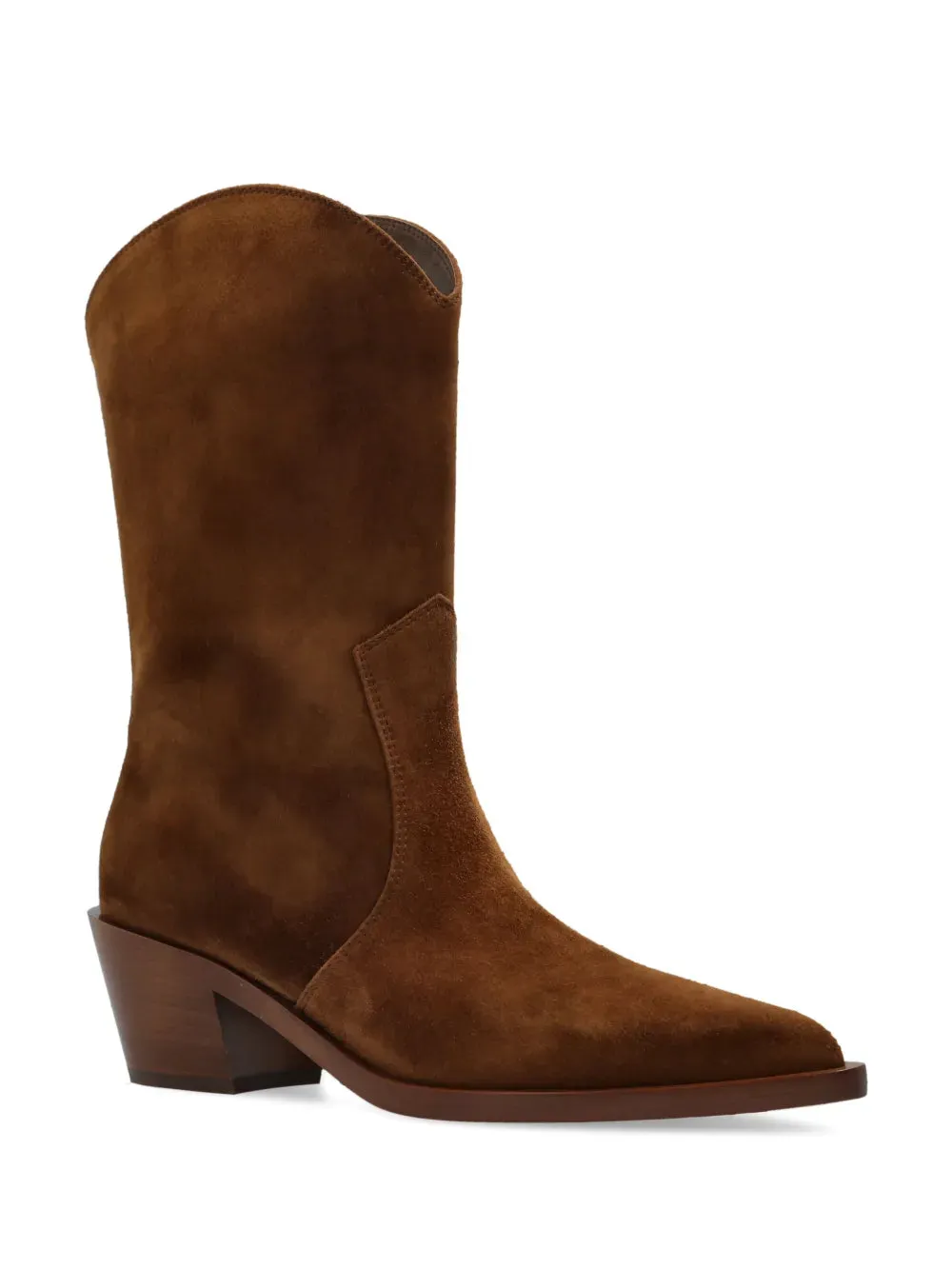 Gianvito Rossi suede Western boots