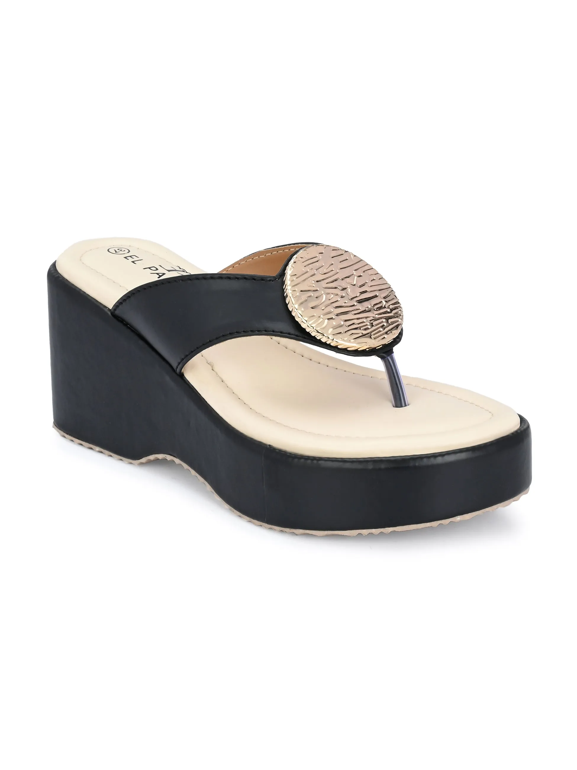 Gilded Serenity Wedge For Women