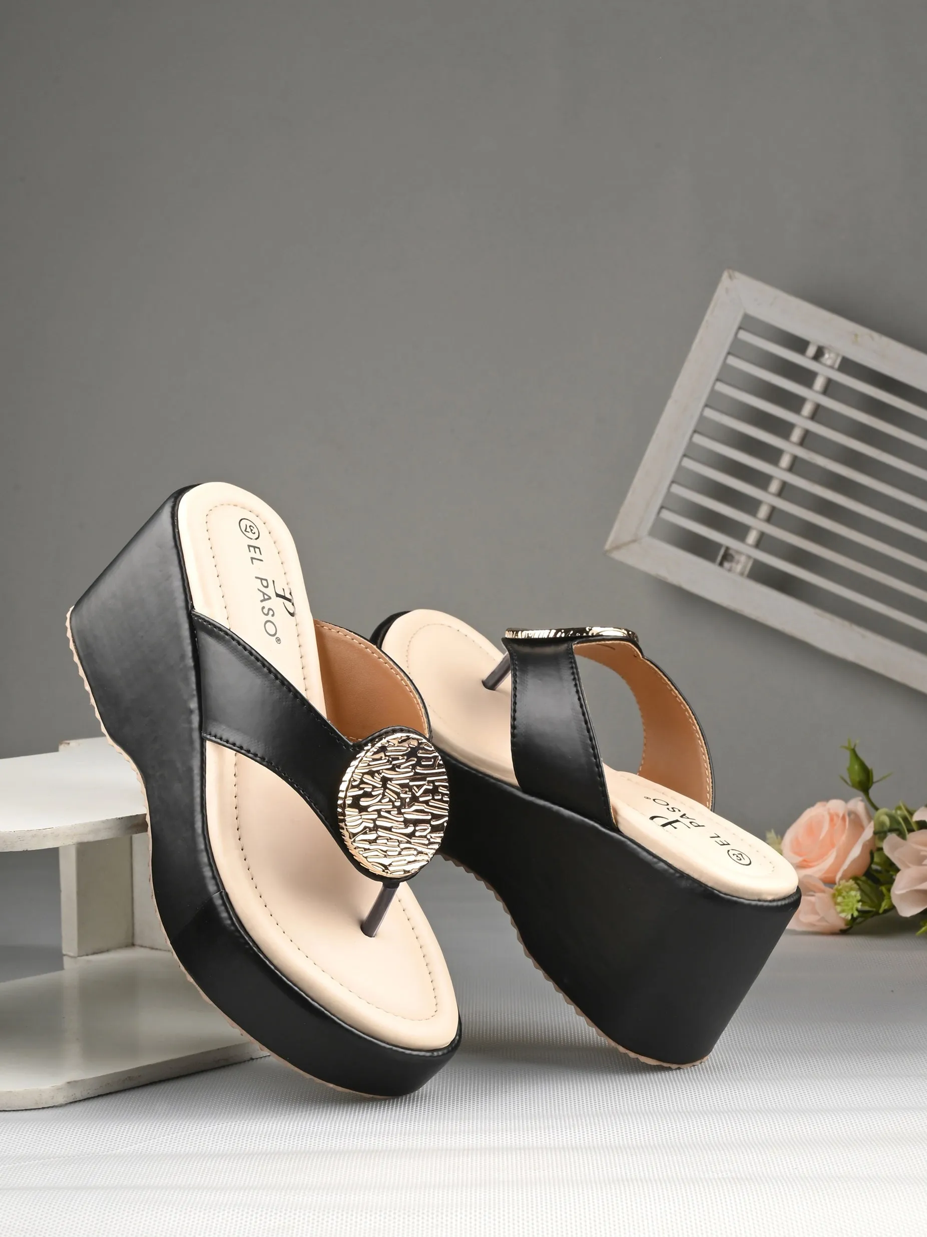 Gilded Serenity Wedge For Women