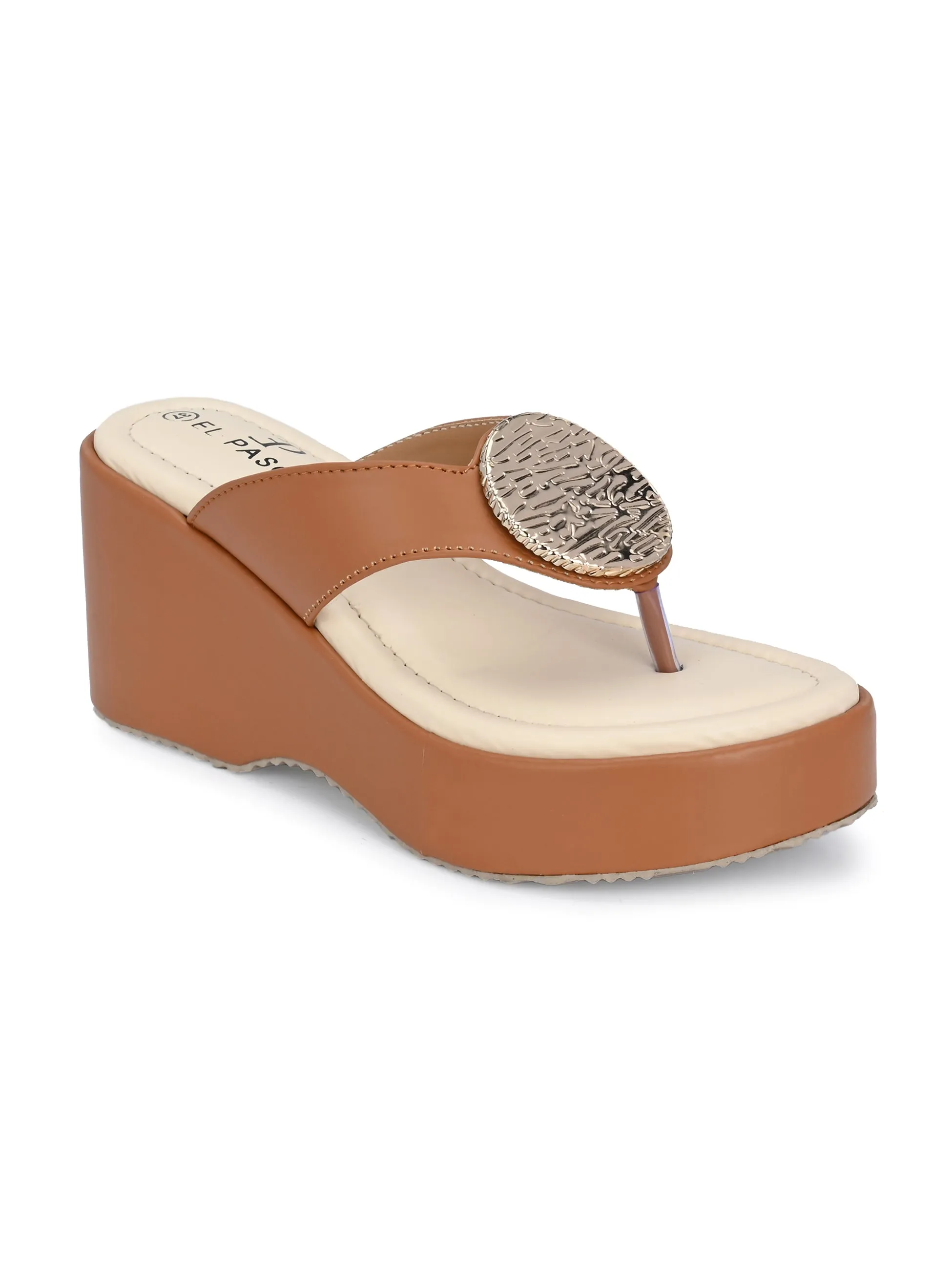 Gilded Serenity Wedge For Women