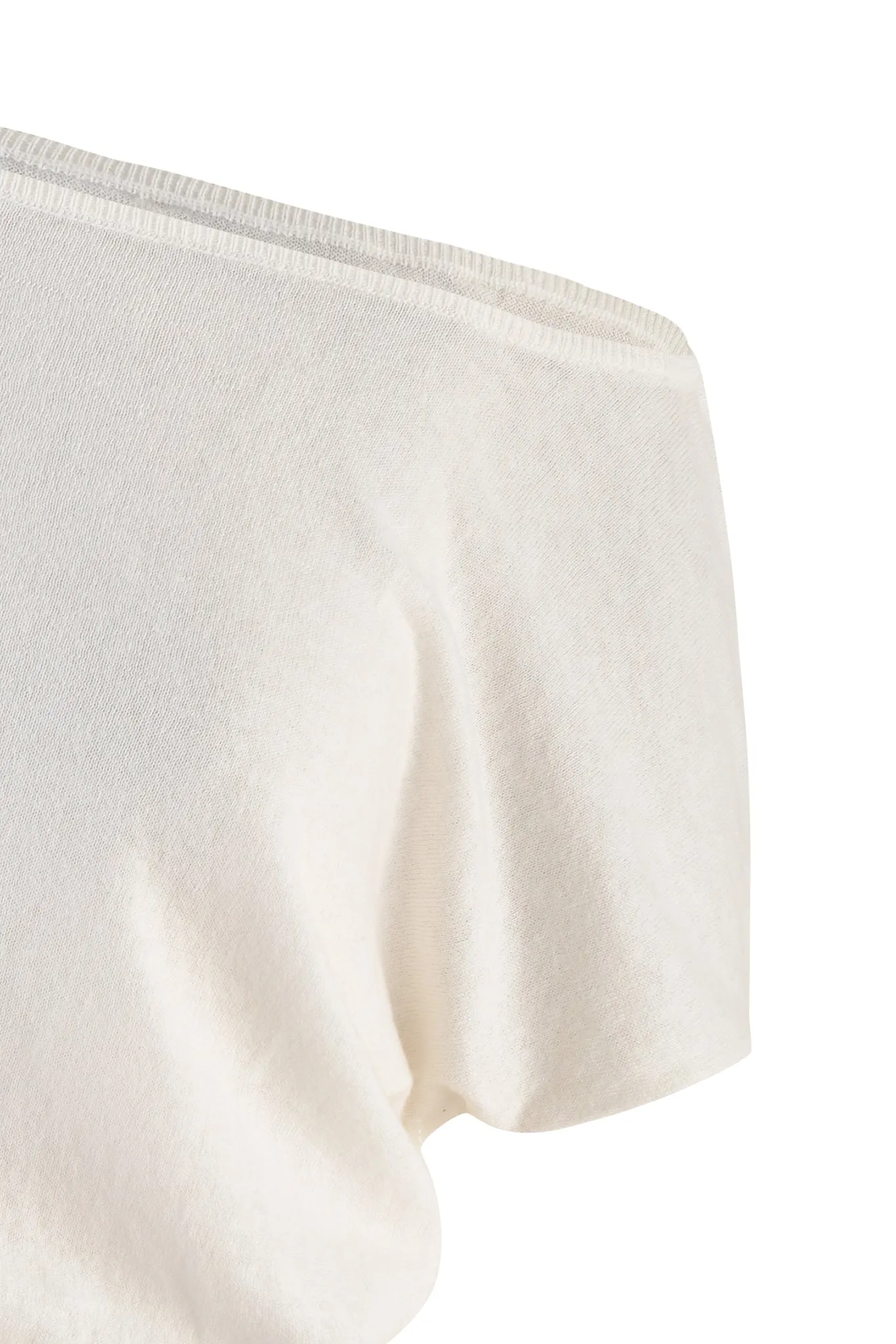 GISELLE SHORT SLEEVE TOP - WHITE
