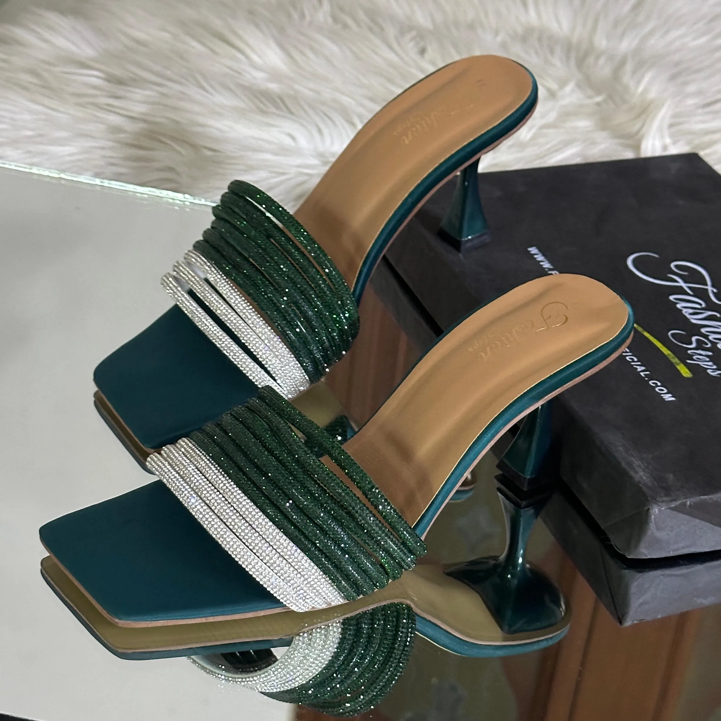Glamora Heels (Green)