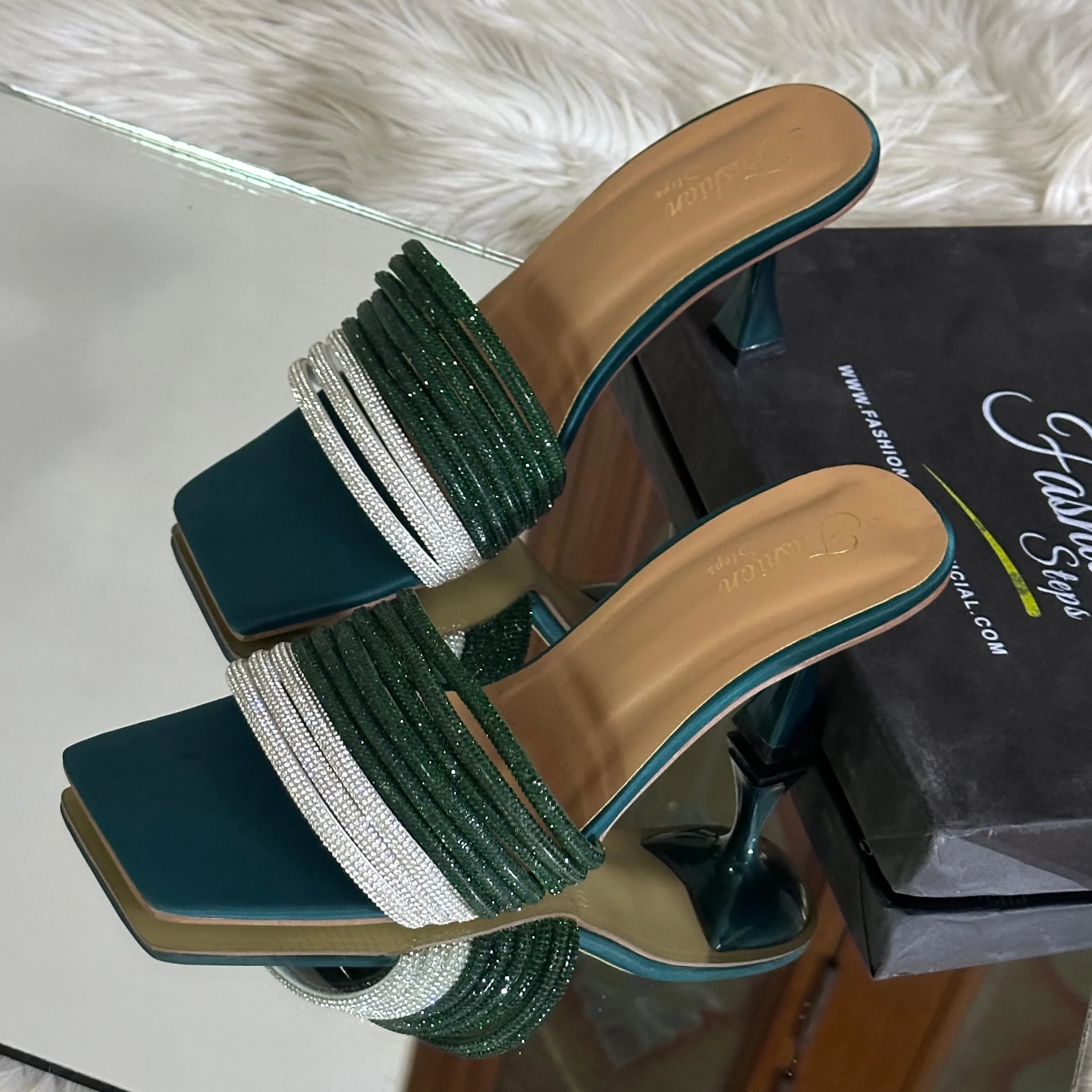 Glamora Heels (Green)