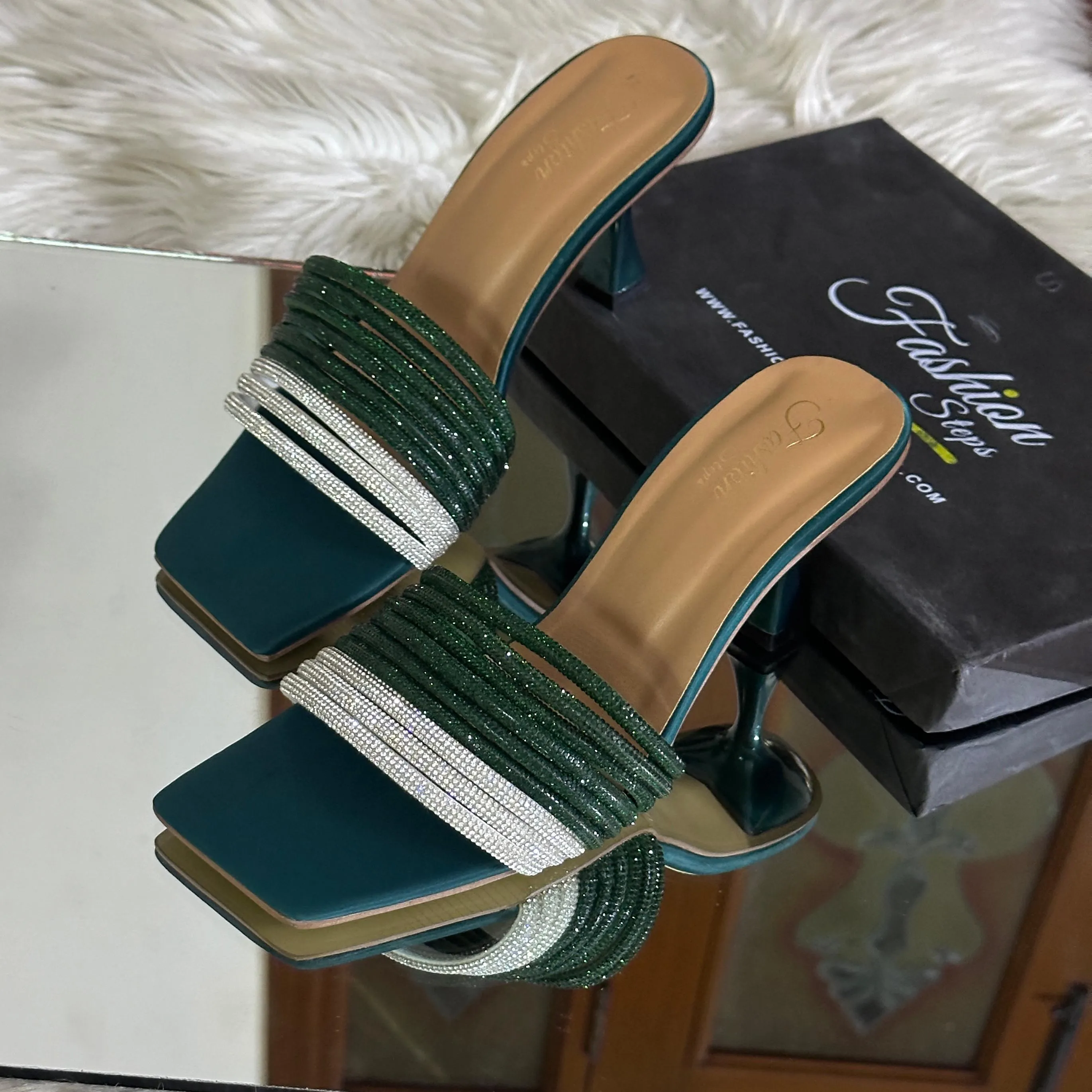 Glamora Heels (Green)