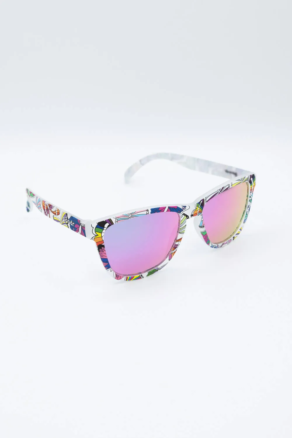 goodr Is It Queer In Here Or Is It Just Us Sunglasses in Multi | PRIDE-OG