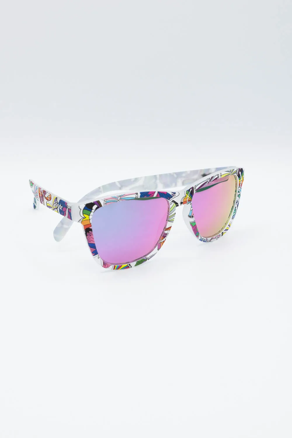 goodr Is It Queer In Here Or Is It Just Us Sunglasses in Multi | PRIDE-OG