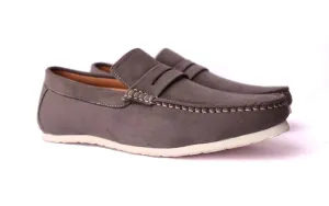 Grey Suede Men Drivers