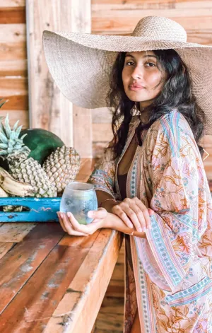 Halcyon Robe - Tiger Lily