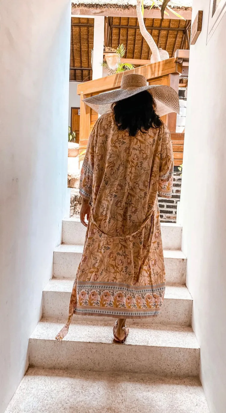 Halcyon Robe - Tiger Lily