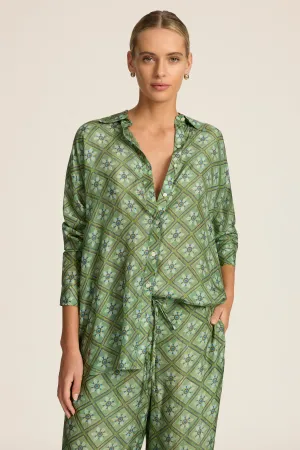 Hannah Artwear, Stevie Shirt | Talavera Emerald